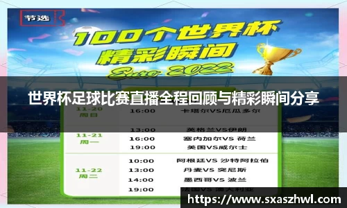 世界杯足球比赛直播全程回顾与精彩瞬间分享