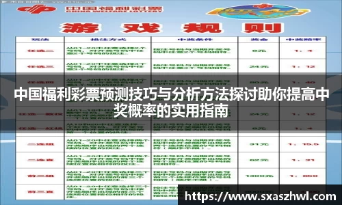 中国福利彩票预测技巧与分析方法探讨助你提高中奖概率的实用指南
